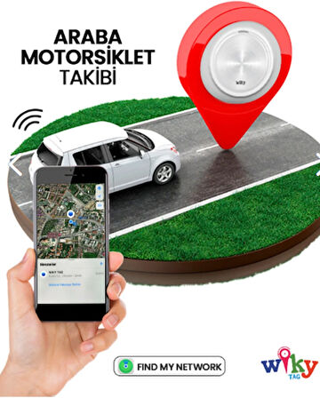 Wiky Tag Çocuk Smart Airtag Pembe - Akıllı Konum Takip Cihazı (APPLE UYUMLU)
