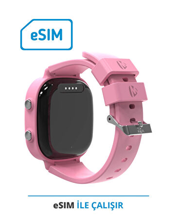Wiky Watch 5E eSim'li Akıllı Çocuk Saati Görüntülü ve Sesli Arama, GPS, SOS, Konum Takibi (Turkcell eSIM)