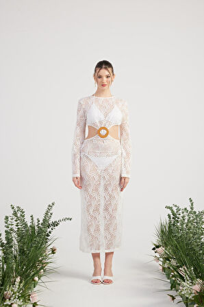 Markano Adeline Elbise Beyaz