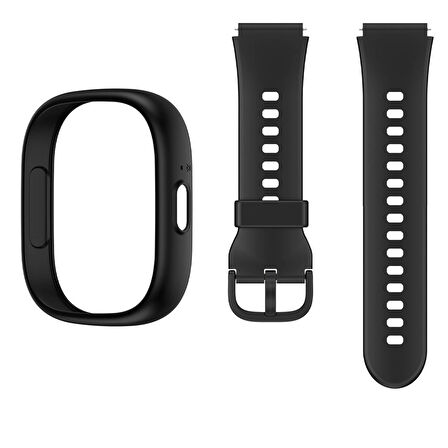 Wiky Watch 5 Plus Siyah Kasa Kordon Set + Şarj Kablosu & Adaptör