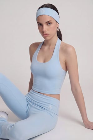 Boyundan Askılı Ellen Büstiyer Mavi