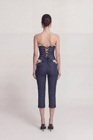 Jean Görünümlü Venus Capri Pantolon Lacivert