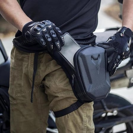 22cm Kabuk Su Geçirmez Bel Bacak Omuz Scooter Bisiklet Motorcu Bacak ve Çapraz Çanta