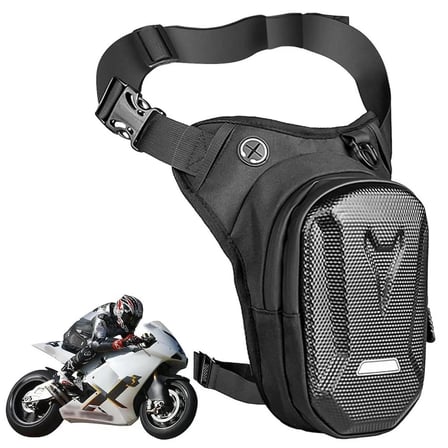 22cm Kabuk Su Geçirmez Bel Bacak Omuz Scooter Bisiklet Motorcu Bacak ve Çapraz Çanta