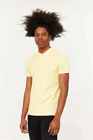 CAZADOR 4613 A.SARI POLO YAKA T-SHIRT