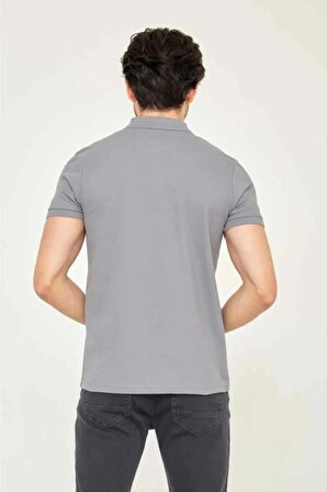 CAZADOR CAZ 4613 A.GRI POLO YAKA T-SHIRT