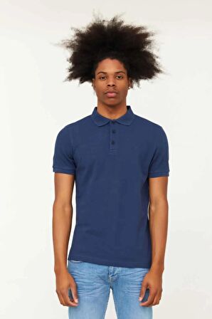 CAZADOR CAZ 4613 İNDİGO POLO YAKA t-shirt