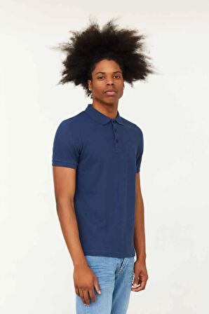 CAZADOR CAZ 4613 İNDİGO POLO YAKA t-shirt