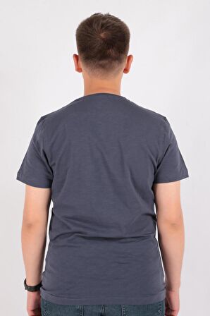 Cazador 4602 Erkek Bisiklet Yaka Flamlı T-Shirt