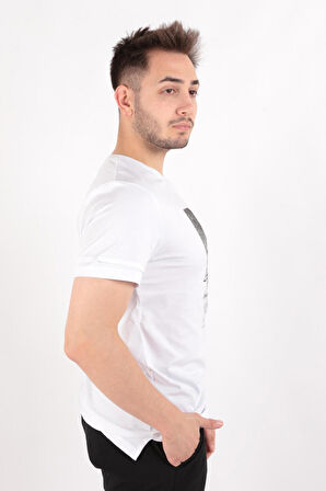 Cazador 4048 Erkek Bisiklet Yaka T-Shirt