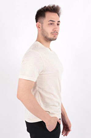 Cazador 4601 Erkek V Flamlı T-Shirt