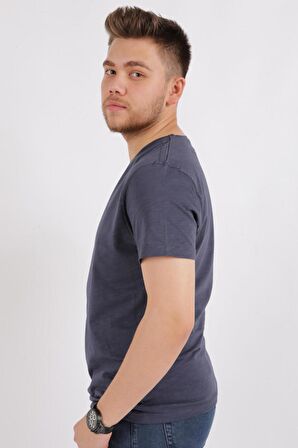 Cazador 4601 Erkek V Flamlı T-Shirt