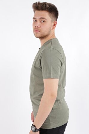 Cazador 4601 Erkek V Flamlı T-Shirt