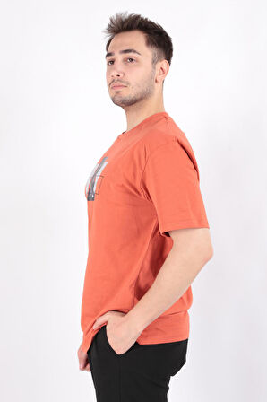 Cazador 4071 Erkek Bisiklet Yaka T-Shirt