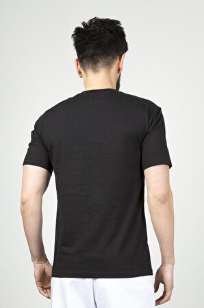 Cazador Erkek B.Yaka t-shirt Oversize Siyah 