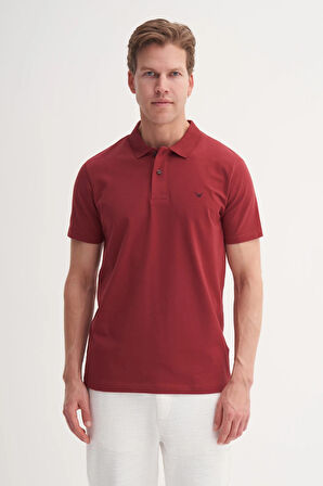 CAZ 4615 POLO YK.LCY SÜP. t-shirt BORDO