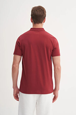 CAZ 4615 POLO YK.LCY SÜP. t-shirt BORDO