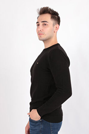 Cazador 3066 Erkek Bisiklet Yaka Kazak