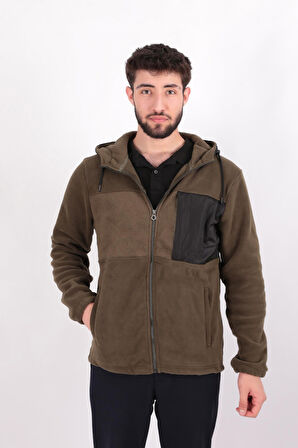 Cazador 5009 Erkek Polar Sweatshirt Hırka
