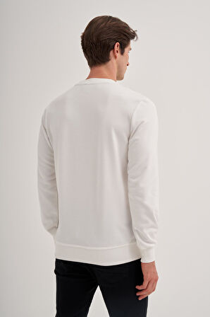 Cazador Erkek 3 İplik Sweatshirt 5016 Ekru