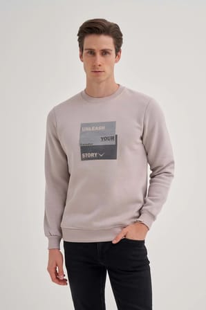 CAZ 5066 3 İPLİK SWEAT 24KCEEO05066 GRİ