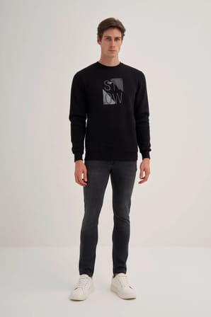 Cazador 5138 Erkek 3 İplik Sweatshirt