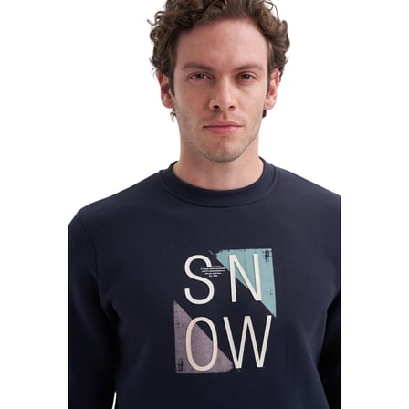 Slim Fit Örme Erkek Sweatshirt