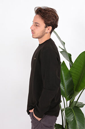 Cazador 5153 Erkek Waffle Sweatshirt