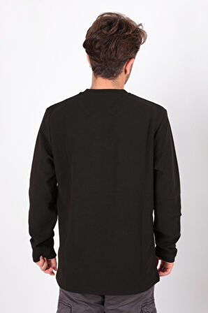 Cazador 5153 Erkek Waffle Sweatshirt