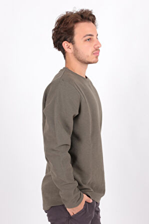 Cazador 5153 Erkek Waffle Sweatshirt