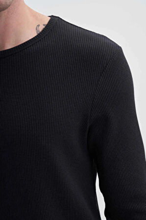 Cazador WAFFLE SWEAT ERKEK 5164 SIYAH 