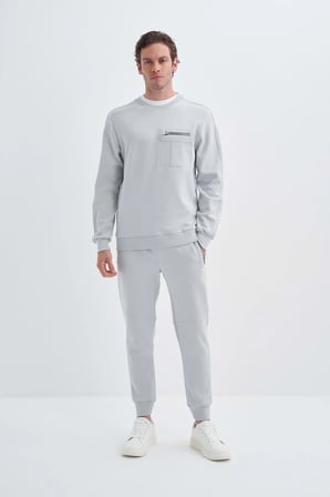 Caz 5219 Interlok Sweat 24kceeo05219 A.gri