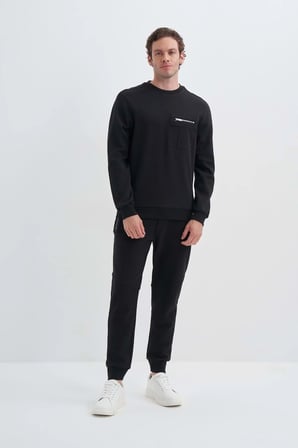 Caz 5219 Interlok Sweat 24kceeo05219 Siyah