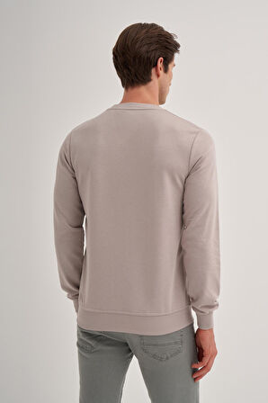 Cazador Erkek 3 İplik Şardonsuz Sweatshirt 5221 Gri