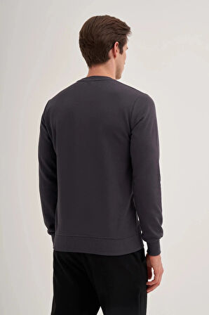 Cazador 3 iplik Erkek Antrasit Sweatshirt 5222