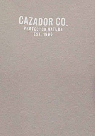 Cazador Erkek 3 İplik Sweatshirt Şardonsuz  5242 Gri