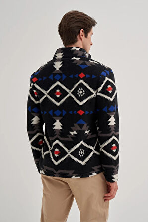 Cazador 5244 Erkek Kürklü Sweatshirt