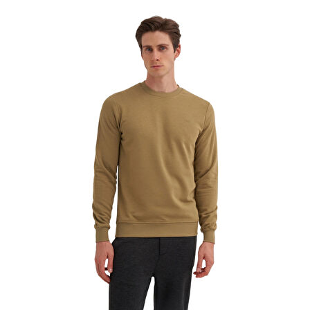 Erkek Yuvarlak Yaka Sweatshirt