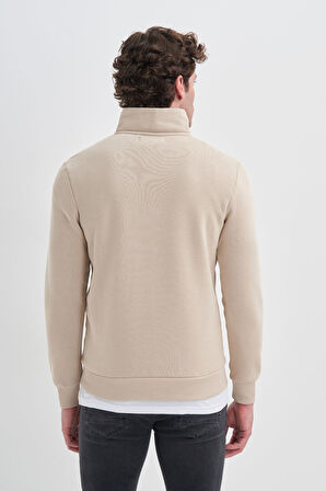 5618 Cazador Erkek Sweat BEJ