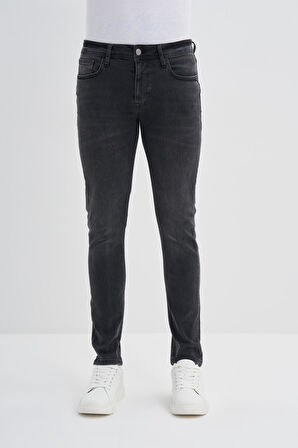 Cazador Harden Denim Erkek Kot Pantolon Slim Fit  0737 Antrasit