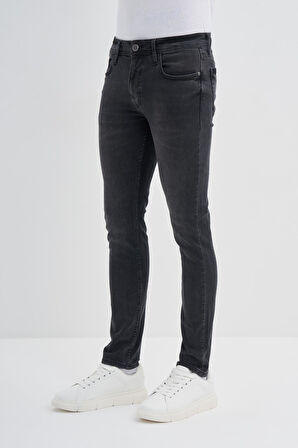 Cazador Harden Denim Erkek Kot Pantolon Slim Fit  0737 Antrasit