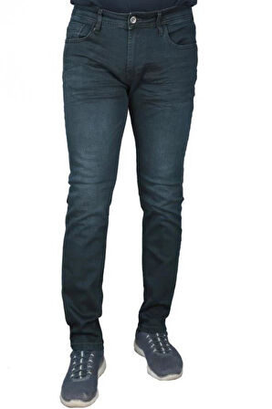 Cazador Parker Denim Erkek Kot Pantolon Slim Fit  0717 Mavi