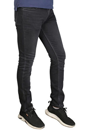 Cazador Parker Denim Erkek Kot Pantolon Slim Fit  0773 Yıkamalı Siyah