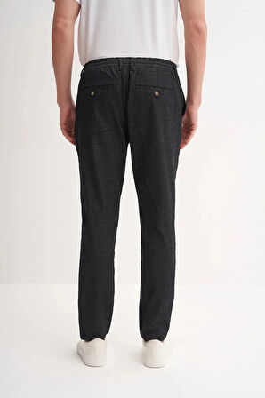 Cazador Jogger Denim Pantolon Düz Paça Beli Bağcıklı 811