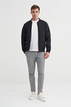 Cazador İnce Erkek Mont/Rüzgarlık 1019 Siyah 