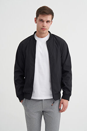 Cazador İnce Erkek Mont/Rüzgarlık 1019 Siyah 