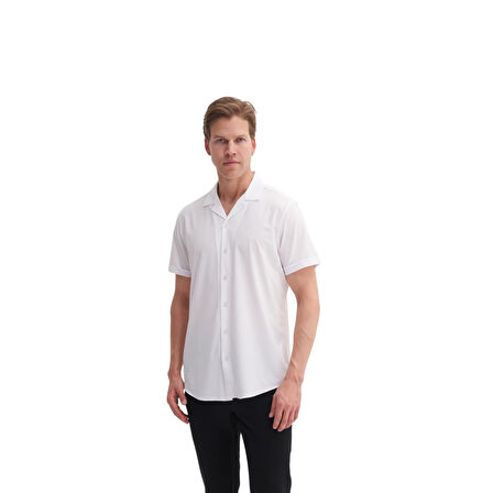 Erkek Regular Fit Kısa Kol Gömlek