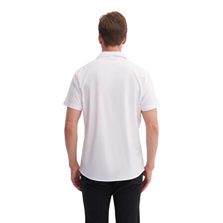 Erkek Regular Fit Kısa Kol Gömlek