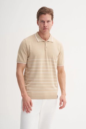 Regular Fit Polo Yaka Triko Tişört