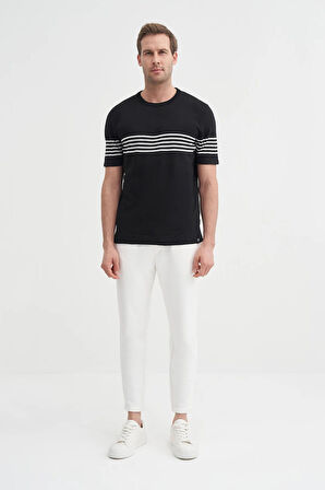 Cazador 3040 Erkek Bisiklet Yaka Triko T-Shirt